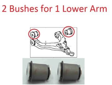 Toyota 4-Runner/Surf 2.7 Petrol RZN185 Import - Front Lower Wishbone Arm Bushes