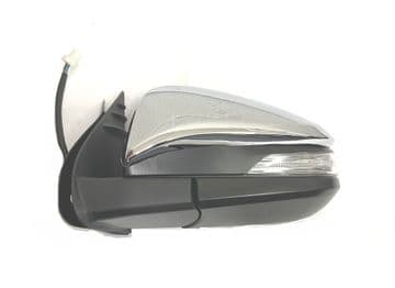 Toyota Hilux 2.4TD Pick Up GUN125 - MK7 (04/2016+)  - Rear View Door Mirror Chrome Electric L/H