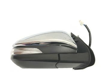 Toyota Hilux 2.4TD Pick Up GUN125 - MK7 (04/2016+)  - Rear View Door Mirror Chrome Electric R/H