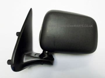 Toyota Hilux 2.5TD Pick Up D4D - KDN165 - MK5 (08/2001-07/2005) - Door Mirror Black Manual L/H