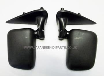 Toyota Hilux 2.5TD Pick Up D4D - KDN165 - MK5 (08/2001-07/2005) - Door Mirror Black Manual Pair