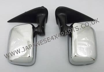 Toyota Hilux 2.5TD Pick Up D4D - KDN165 - MK5 (08/2001-07/2005) - Door Mirror Chrome Manual Pair