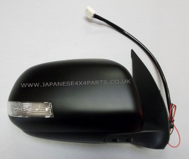 thumbnail image 2 of Toyota Hilux Mk6 2.5TD/3.0TD Right Side Door Wing Mirror - Black Electric, O/S (2005-2011) 2 of 5