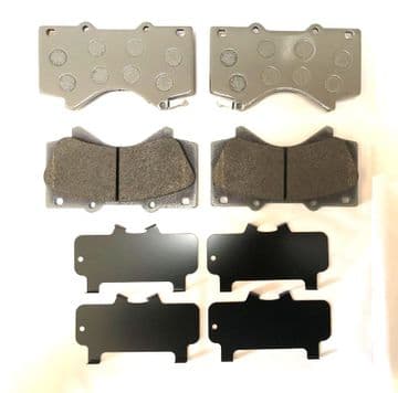 Toyota Land Cruiser 4.5 Twin Turbo Diesel - VDJ200 V8 (08/2007+) - Front Brake Pad Set With Shims