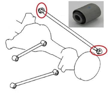 Toyota Land Cruiser Amazon 4.2TD - HDJ100 (01/1998-08/2007) - Rear Panhard Rod Bush (1)