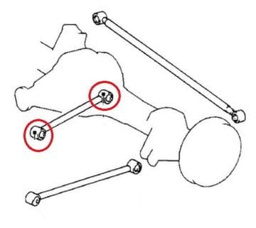 Toyota Land Cruiser Amazon 4.2TD - HDJ100 (01/1998-08/2007) - Rear Upper Trailing Arm Bush (1)