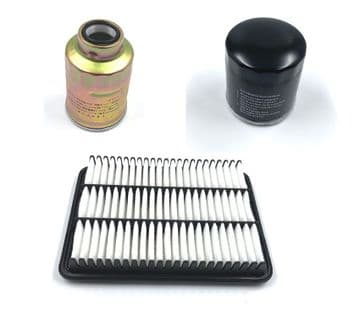 Toyota Land Cruiser Prado 3.0TD - D4D - KDJ120 / KDJ125 (08/2006-12/2009) - Engine Filter Kit (3)