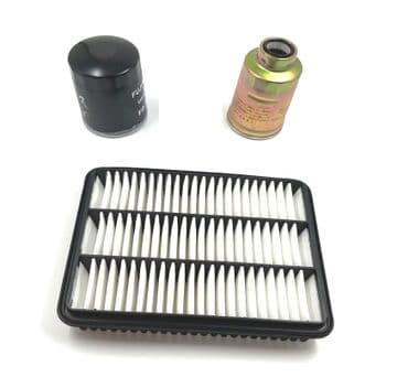 Toyota Land Cruiser Prado 3.0TD - D4D - KDJ120 / KDJ125 (09/2002-08/2006) - Engine Filter Kit (3)