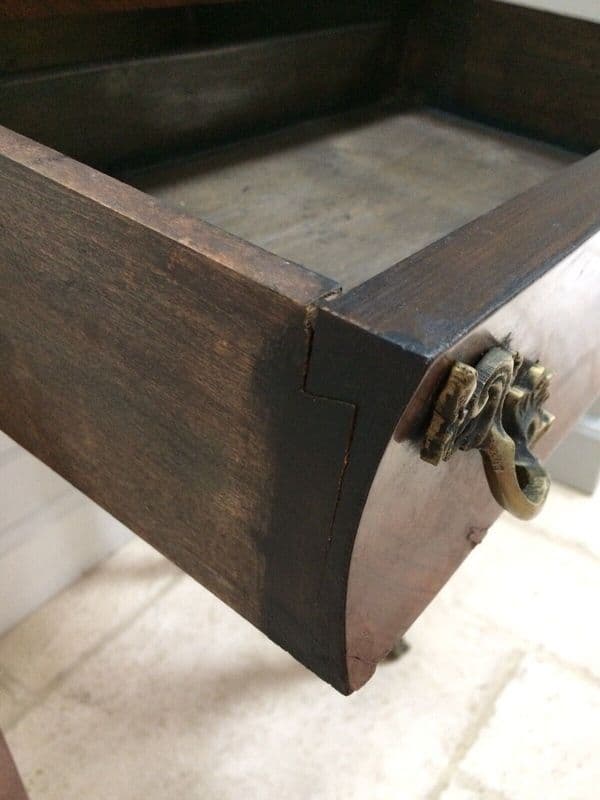 Vintage Repro French Ormolu Empire Style Side Occasional Table