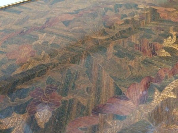 Vintage Repro French Ormolu Empire Style Side Occasional Table