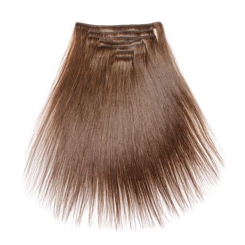 Clip Hair -Straight - Brown