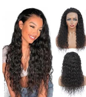 Human Hair Curly Lace Front Wig