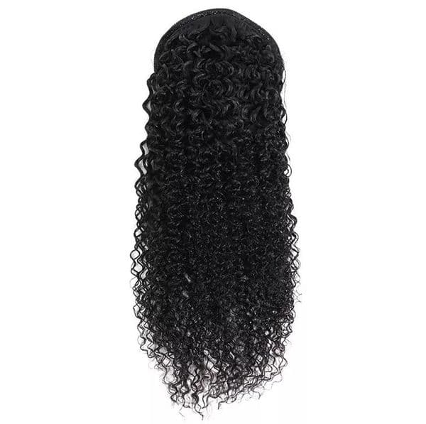 Human Hair Curly Pony Tail