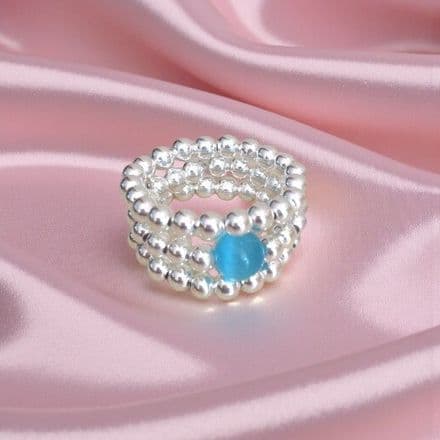 3 Beaded Stacker Rings