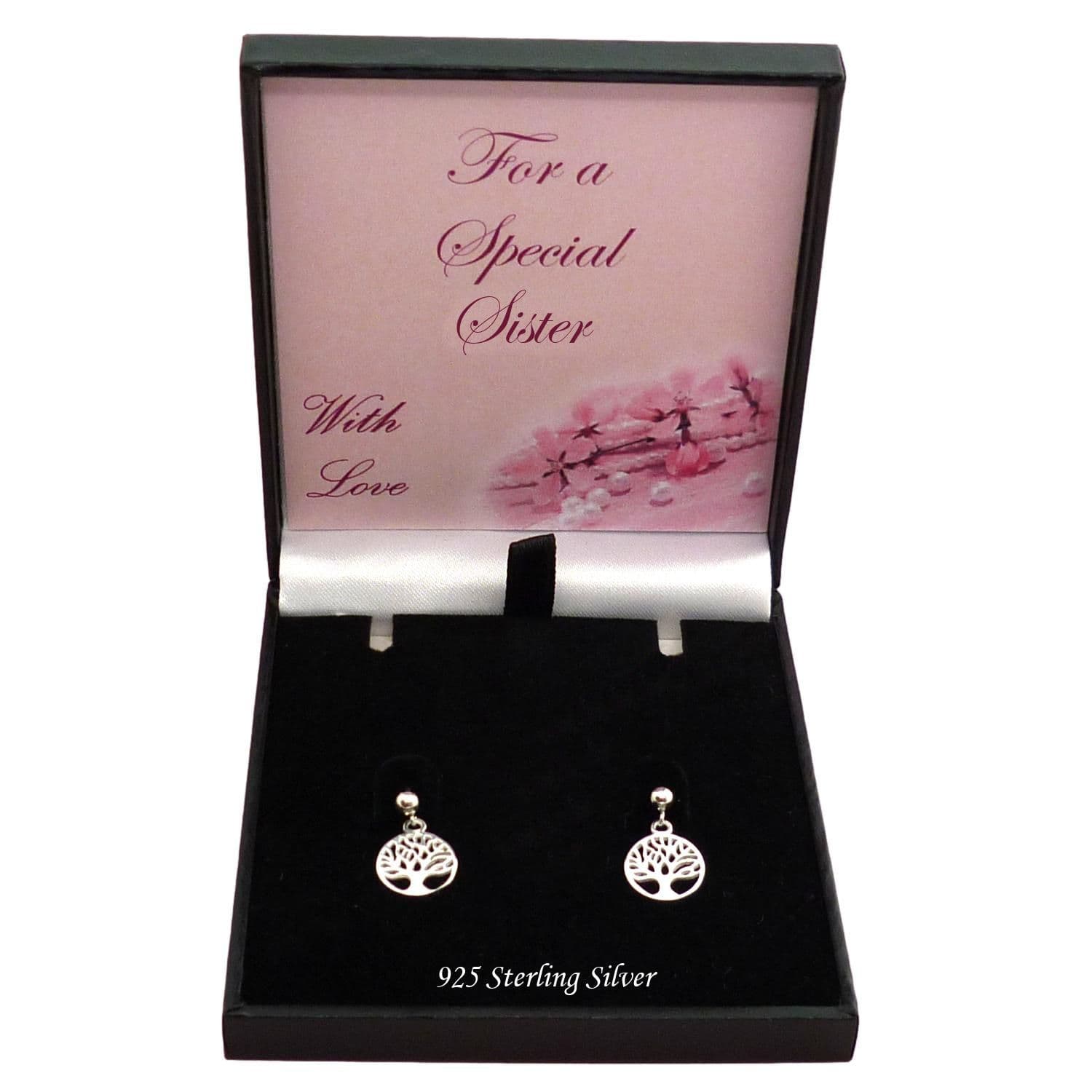 925 Sterling Silver Tree of Life Jewellery Set, Necklace and