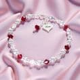 Amy Birthstone Bracelet with Engraving | Jewels 4 Girls