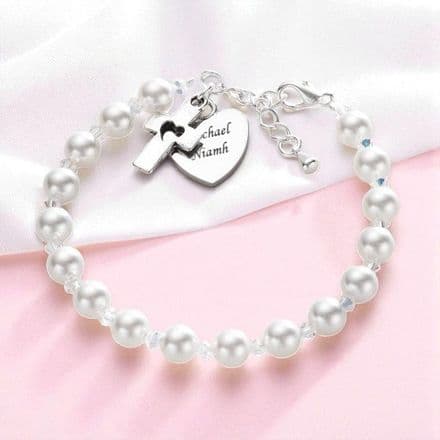 Any Engraving - Girls Christening Bracelet