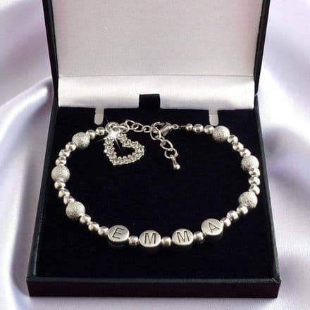 Any Name Bracelets, Personalised for Girls or Women. Any Size. New!