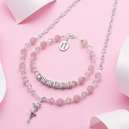 Ballet Jewellery Set in Sterling Silver Personalised