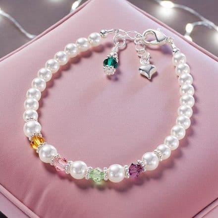 Beautiful Family Birthstone Bracelet