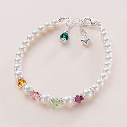 Beautiful Family Birthstone Bracelet