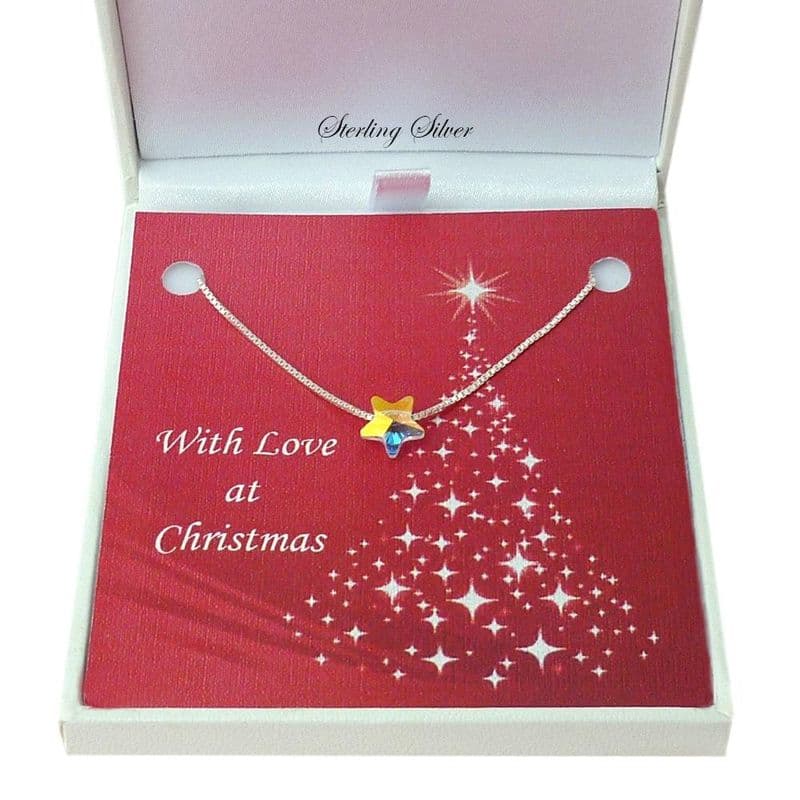 Beautiful Single Star Bead Necklace for Christmas | Jewels 4 Girls