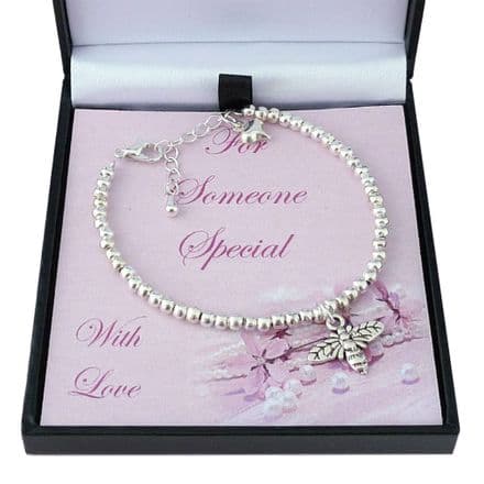 Bee Bracelet in Gift Box for Daughter, Goddaughter, Mum etc
