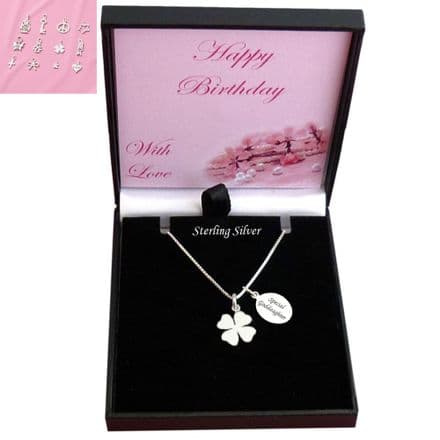 Birthday Necklace for Goddaughter, Choice of Pendant
