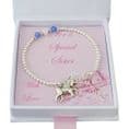 Birthstone Bracelet in Gift Box for Daughter, Mum etc | Jewels 4 Girls