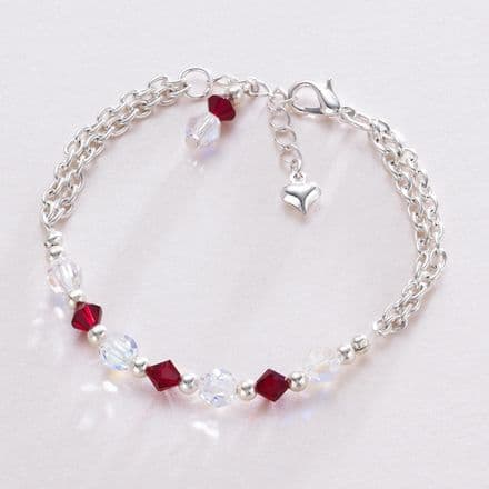 Birthstone Bracelet - Size Adjustable