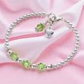 Birthstone Bracelet, Sterling silver | Jewels 4 Girls