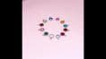 Birthstone Bracelet with Silver Beads, Gift For Daughter, Mum etc| Jewels 4 Girls