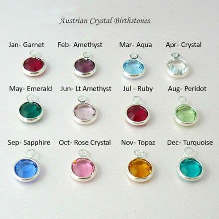 Birthstone Channel Charm