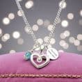 Birthstone Necklace With Engraved Tag Choice | Jewels 4 Girls