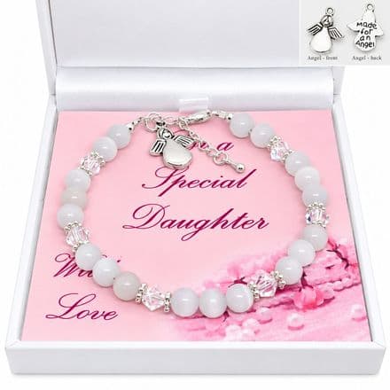 Bracelet for Girl, Choice of Charm & Colour, for Daughter etc