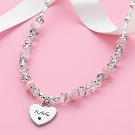 Butterfly Princess, Girls Personalised Necklace