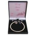 Silver Birthstone Bracelet on Card Mount | Jewels 4 Girls