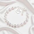 Christening Day Personalised Name Bracelet | Jewels 4 Girls