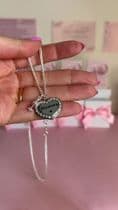 Birthstone Necklace with Engraving and Pendant Choice | Jewels 4 Girls