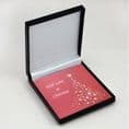 Birthstone Necklace with Engraving and Pendant Choice | Jewels 4 Girls