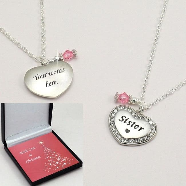 Birthstone Necklace with Engraving and Pendant Choice | Jewels 4 Girls