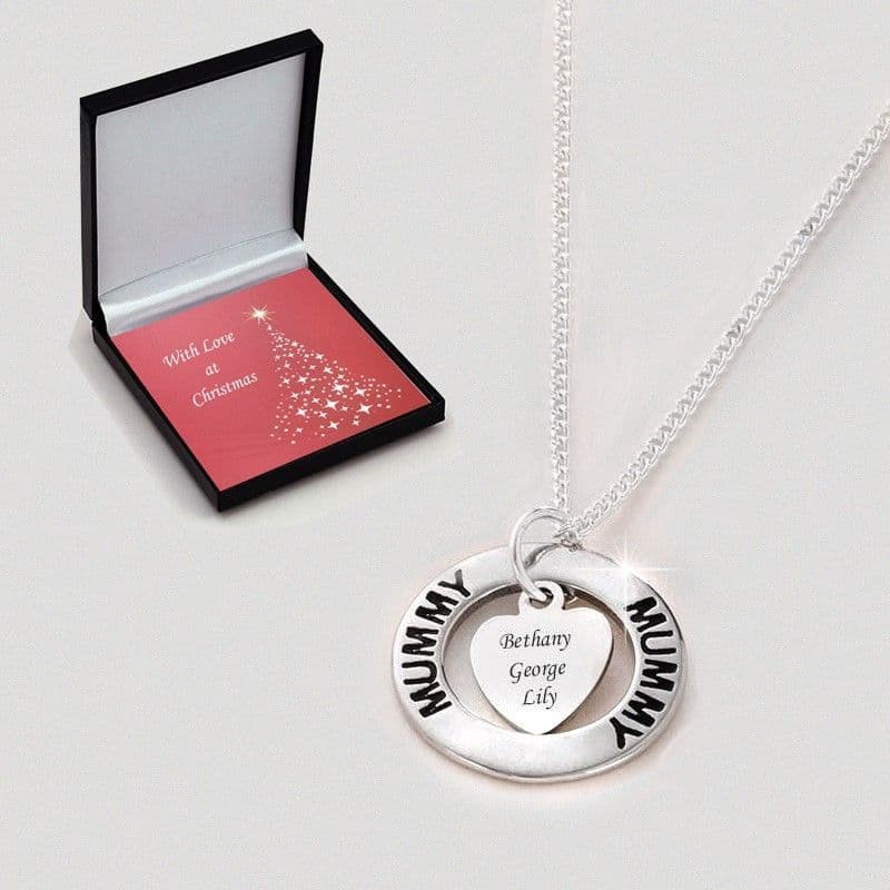 Christmas Necklace, Personalised for Daughter, Best Friend | Jewels 4 Girls