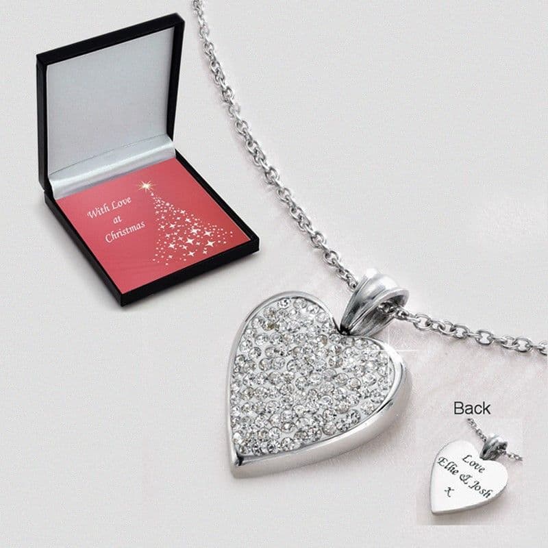 Christmas Necklace with Engraving | Jewels 4 Girls