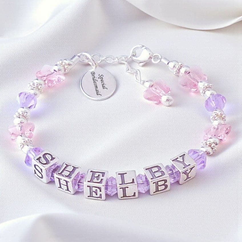 Crystal Beauty Personalised Name Bracelet Jewels Girls
