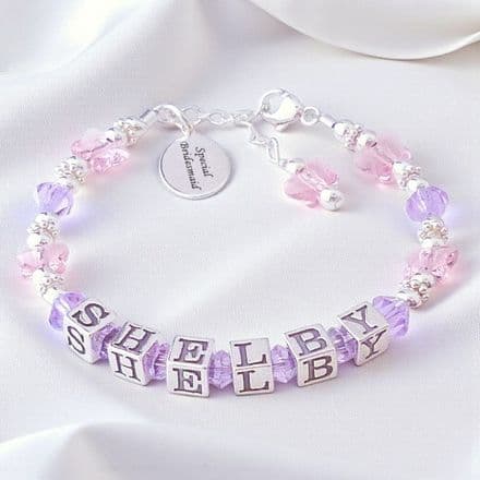 Crystal Beauty Personalised Name Bracelet
