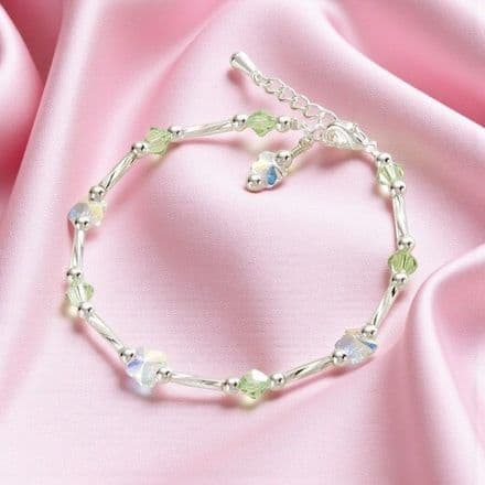 Crystal Butterfly Bracelet. All Colours.