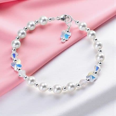 Crystal Butterfly Bridal Bracelet