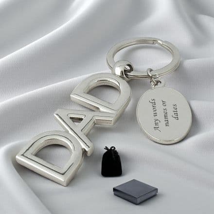 Dad Keyring with Engraving