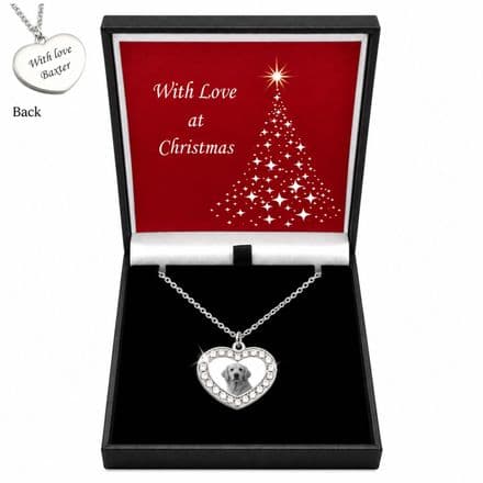 Engraved Face Photo Necklace, Christmas Gift, Women, Girls, Personalised