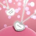 Engraved Necklace with Butterfly & Pearl | Jewels 4 Girls